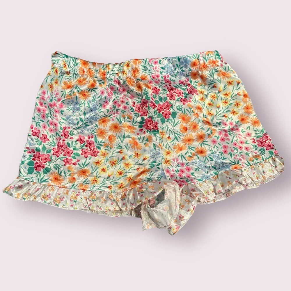 Bmagical By btween Girls Multicolor Ruffle Floral Kids Pajama Set Size 5